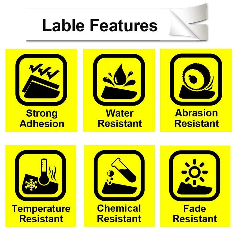 GREENARK Compatible for DYMO Standard D1 53713 Labeling Tapes  Black on White Label Tape  1 Inch(24mm) x 23 Feet  for DYMO LabelManager and LabelWriter Duo Label Makers  5 Cartridges 53713 Label Tapes - Image 4
